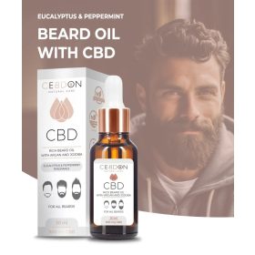   CeBDon Szakállolaj eucalyptus-borsmenta illattal 300 mg CBD-vel