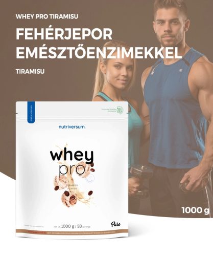 Nutriversum Whey PRO 1000 g - Tiramisu