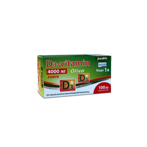 JutaVit D3-vitamin 4000 NE Olíva Forte 100 db