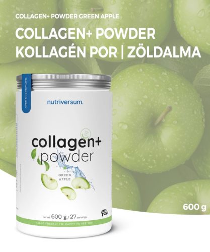 Nutriversum Collagen+ Zöld Alma - 600 g