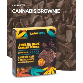 CannaBites Amnesia Haze Cannabis Brownie