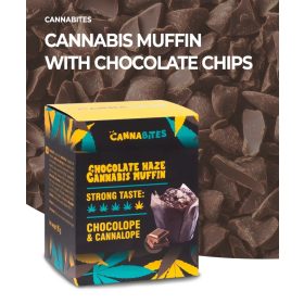 CannaBites Chocolate Haze Cannabis Muffin