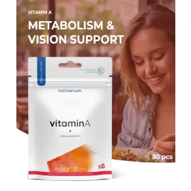 Nutriversum A-vitamin tabletta - 30 db