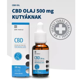 USA Medical CBD olaj kutyáknak 500 mg