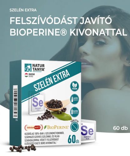 Natur Tanya® Szelén Extra tabletta 60 db