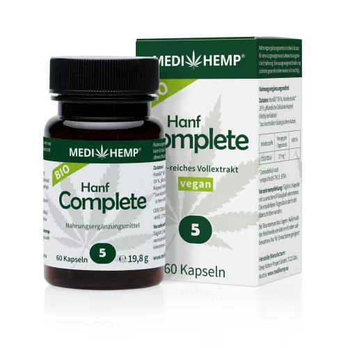 MEDIHEMP Hanf Complete kapszula 5% 60 db