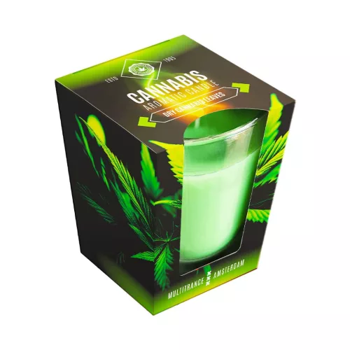 Cannabis Candle – Dry Cannabis Leaves