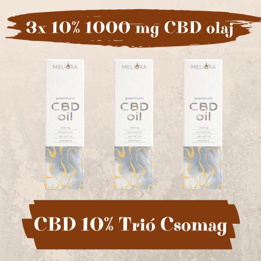 CBD Trió Csomag 3x10% 1000 mg