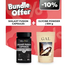 Meliora Shilajit Fusion kapszula - 60 db + GAL Glicin 500g
