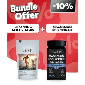   GAL Multivitamin – Lipofil kapszulák, 90 adagos utántöltő + Meliora Magnézium-biszglicinát kapszula - 60 db
