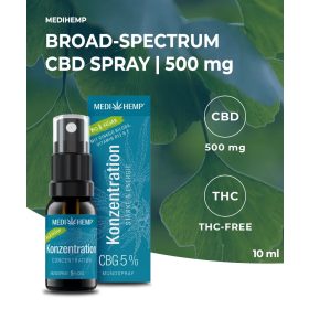 Medihemp Concentration 5% CBG szájspray
