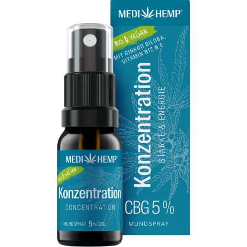 Medihemp Concentration 5% CBG szájspray