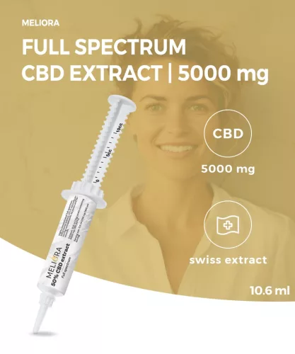 Meliora Teljes Spektrumú 50% CBD paszta 5000 mg