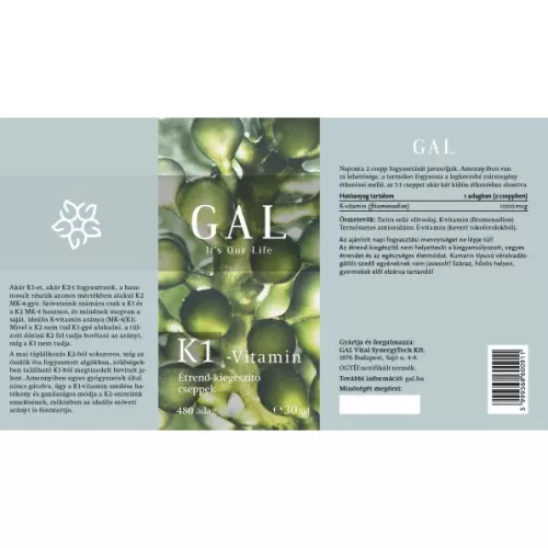 GAL K1-Vitamin /Családi kiszerelés/