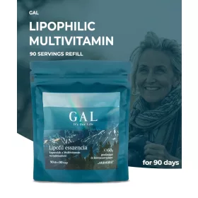   GAL Multivitamin – Lipofil kapszulák, 90 adagos utántöltő
