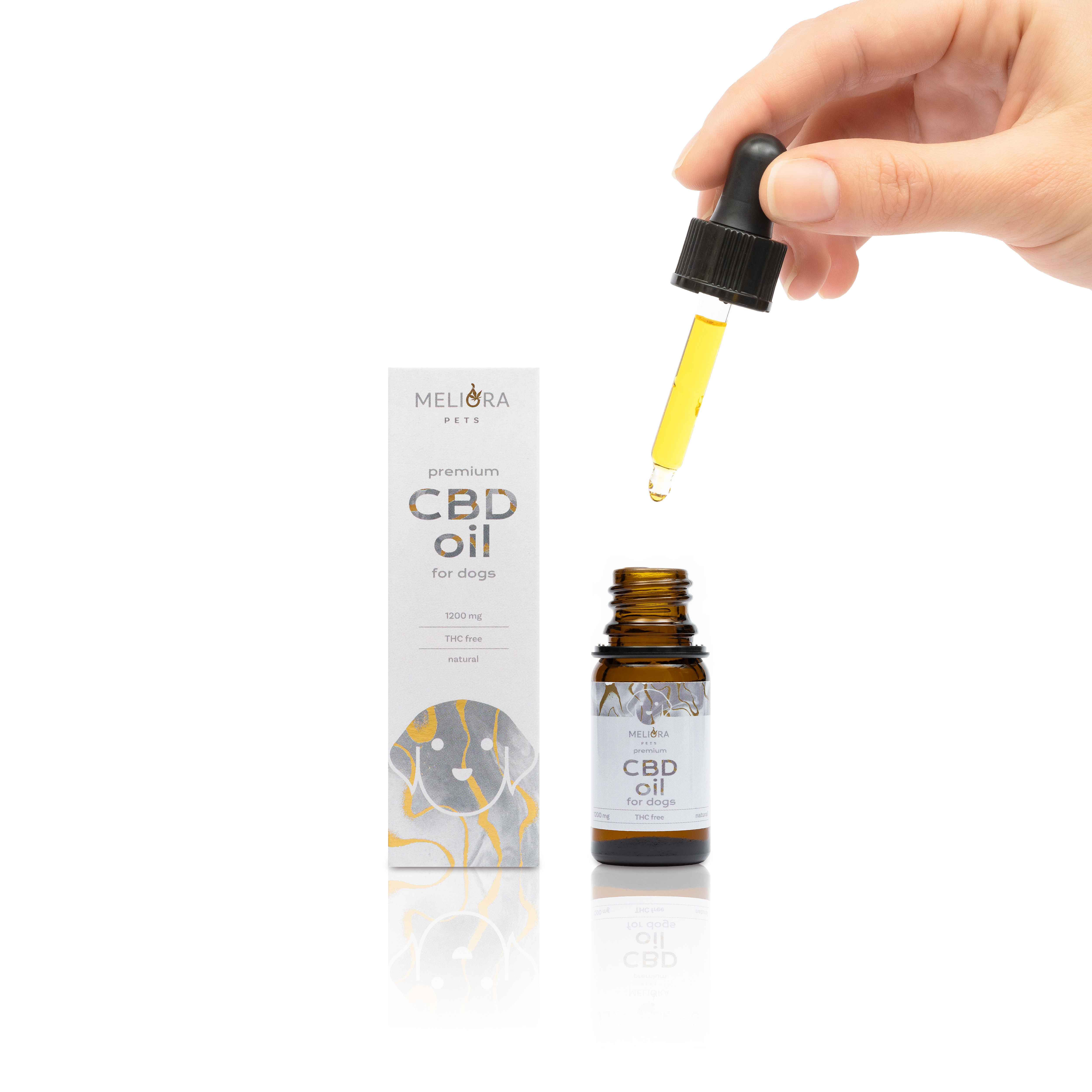 Meliora THC-mentes CBD olaj kutyáknak