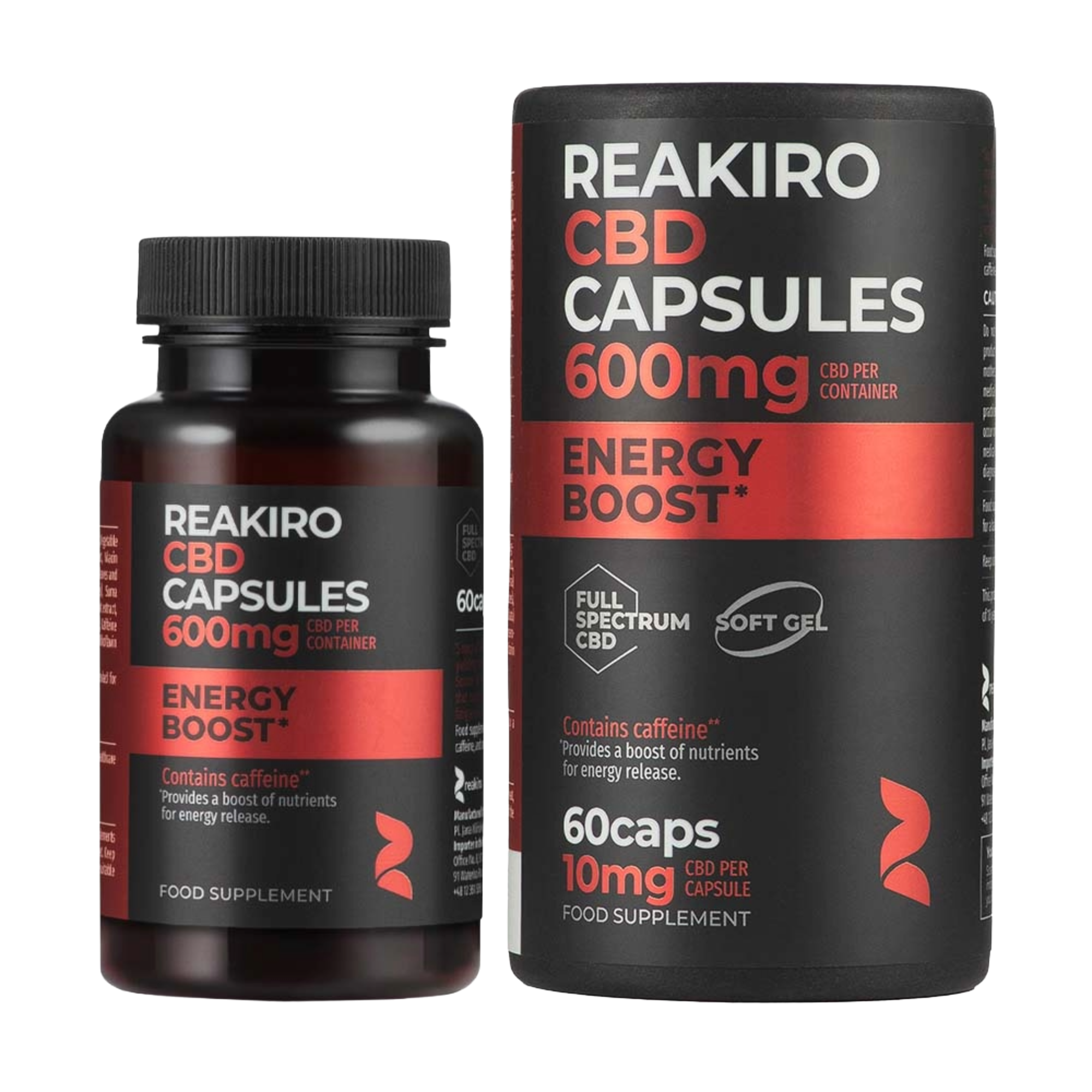 Reakiro Energy Boost CBD kapszula