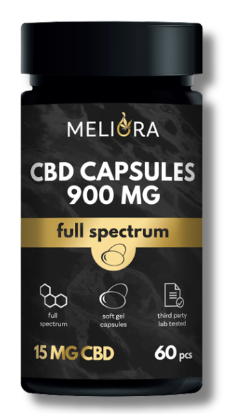 Meliora CBD Kapszula 15 mg | 900 mg