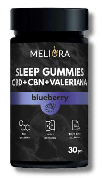 Meliora CBD Gumicukor 25 mg – Áfonya