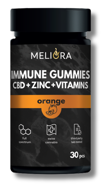 Meliora CBD Gumicukor 25 mg – Narancs