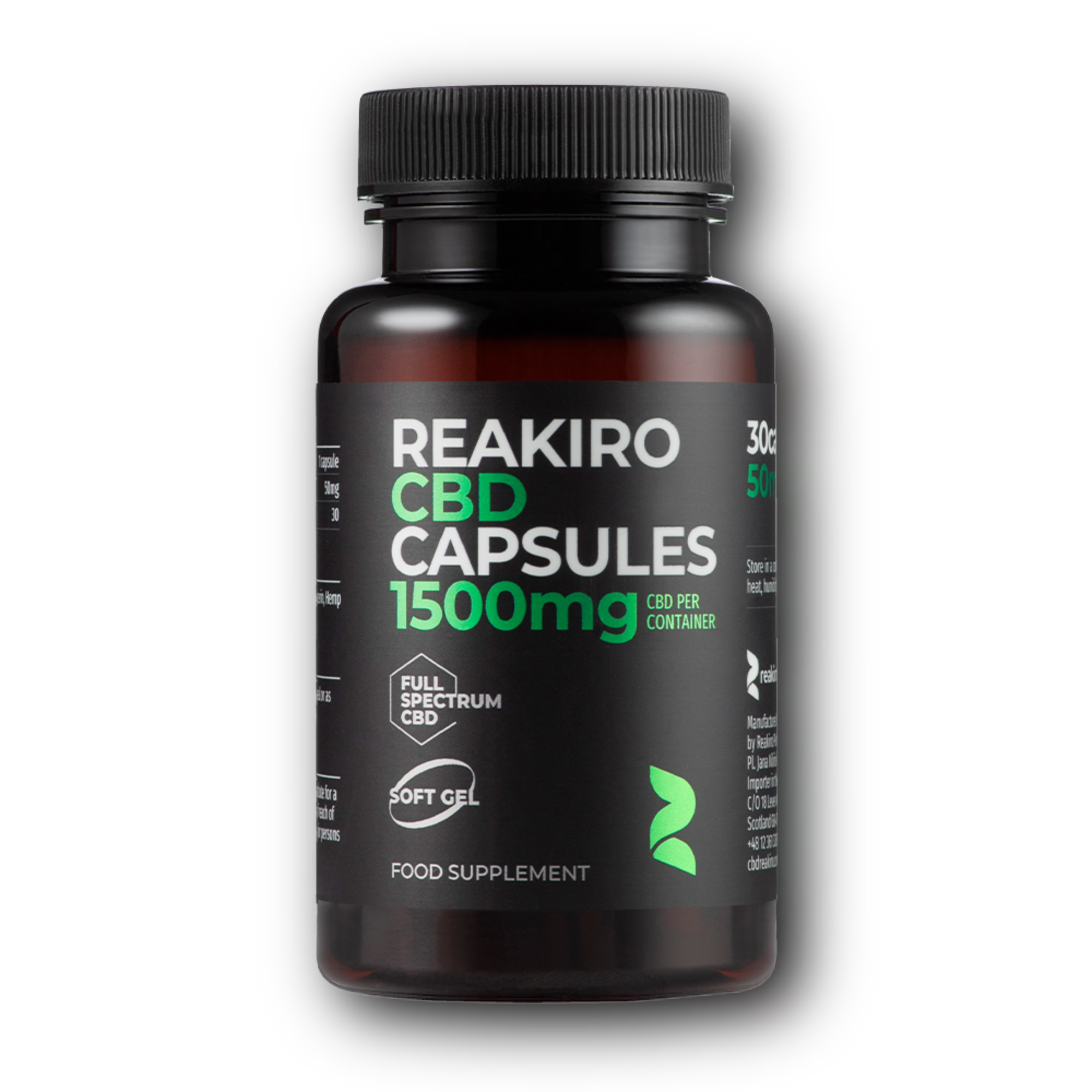 Reakiro CBD Kapszula 50 mg