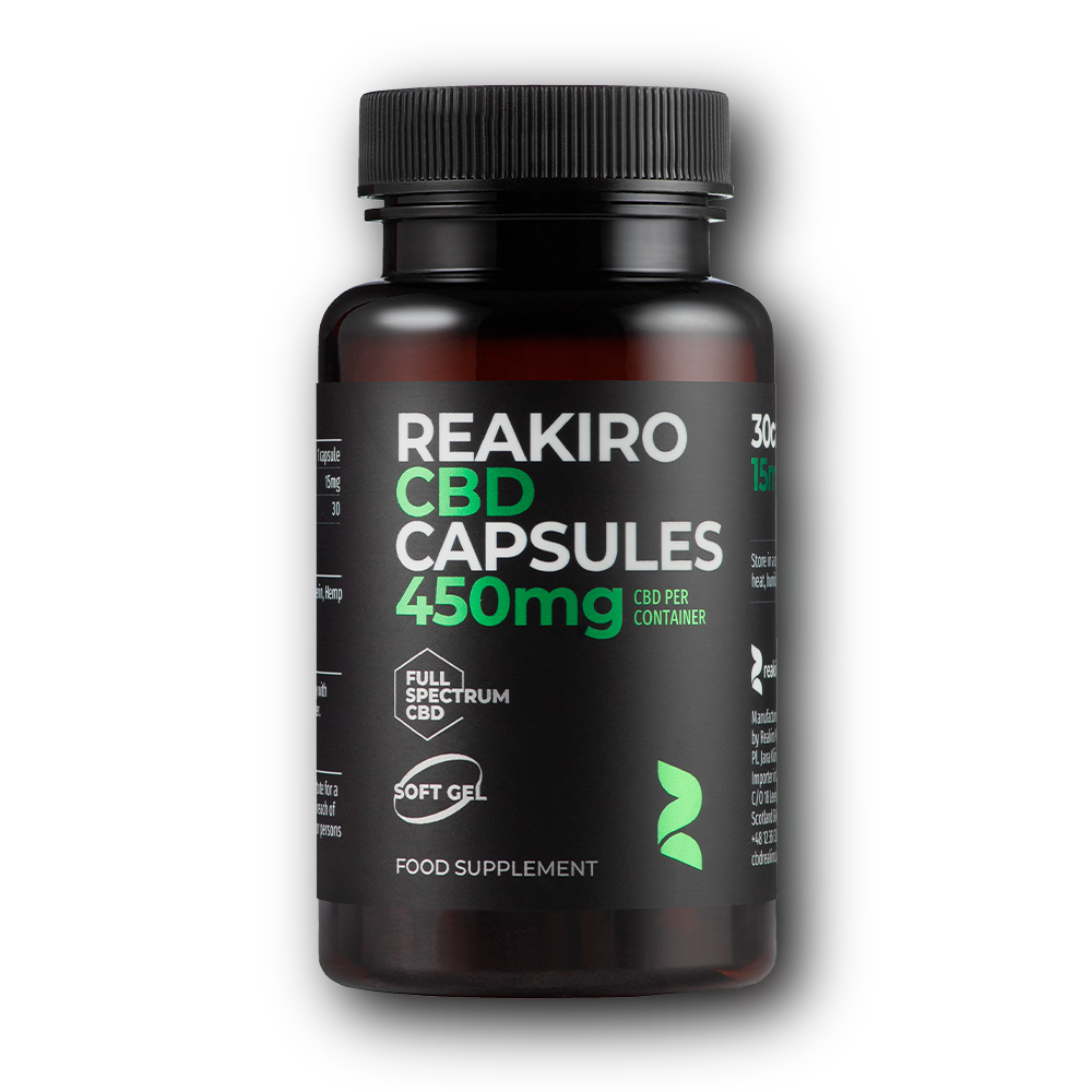 Reakiro CBD Kapszula 15 mg