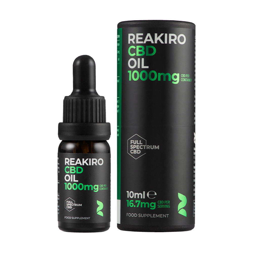 Reakiro CBD olaj 10% 1000 mg | Teljes Spektrumú 10 ml
