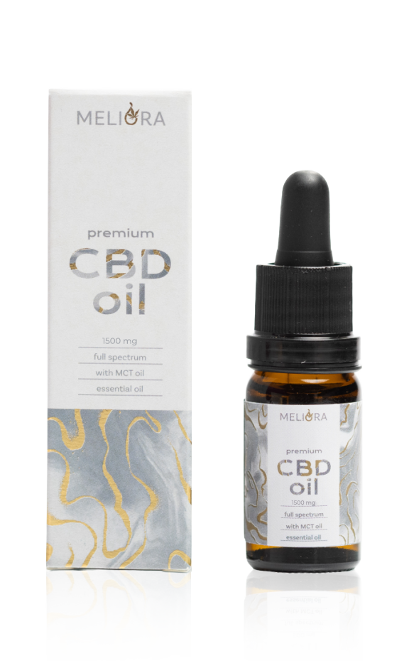 Meliora Teljes Spektrumú CBD olaj 15% 1500 mg