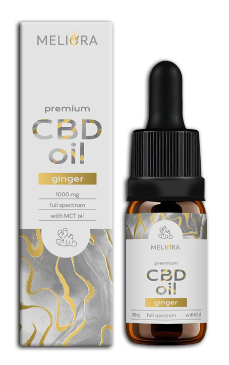 Meliora Teljes Spektrumú CBD olaj 10% 1000 mg – Gyömbér