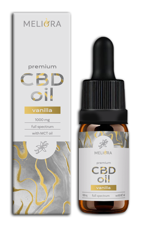 Meliora Teljes Spektrumú CBD olaj 10% 1000 mg – Vanília