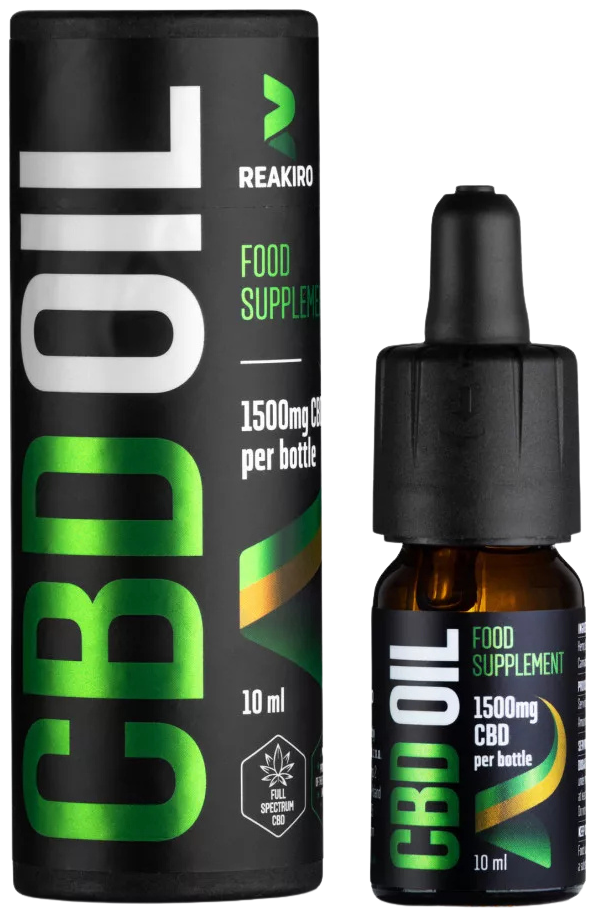 Reakiro CBD olaj 10% 1000 mg | Teljes Spektrumú 10 ml