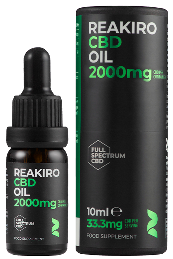 Reakiro CBD olaj 20% 2000 mg | Teljes Spektrumú 10 ml