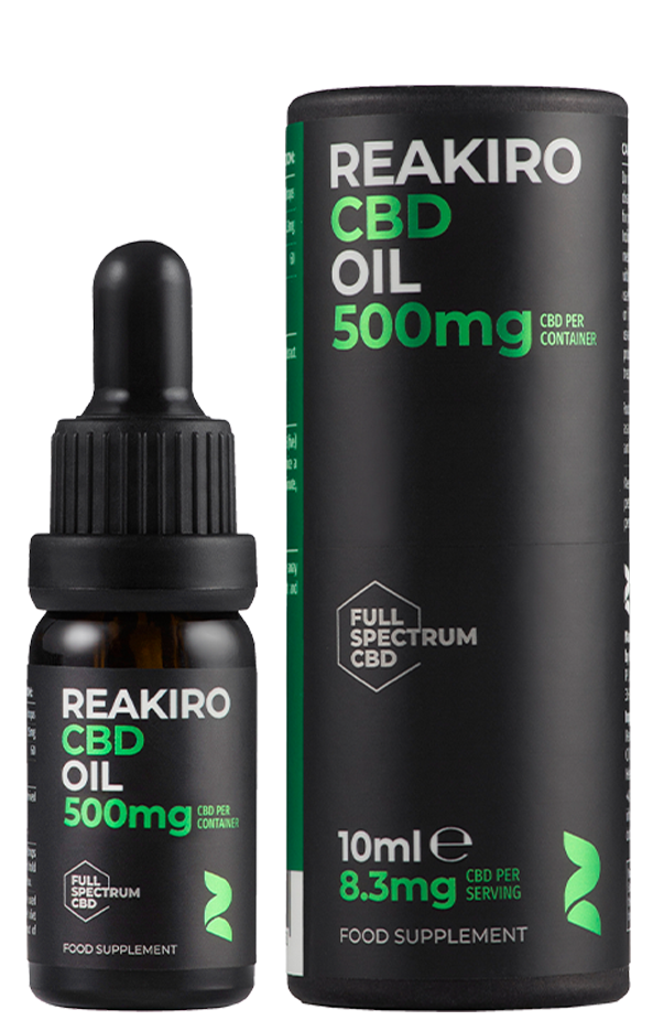 Reakiro CBD olaj 5% 500 mg | Teljes Spektrumú 10 ml
