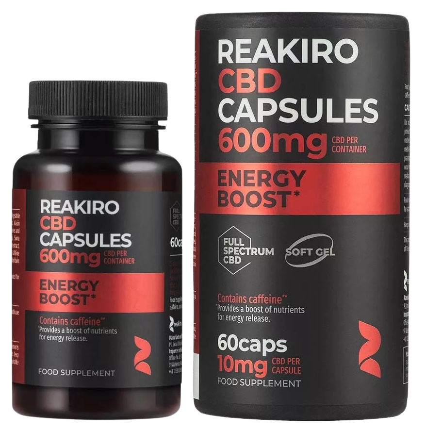 Reakiro Energy Boost CBD kapszula