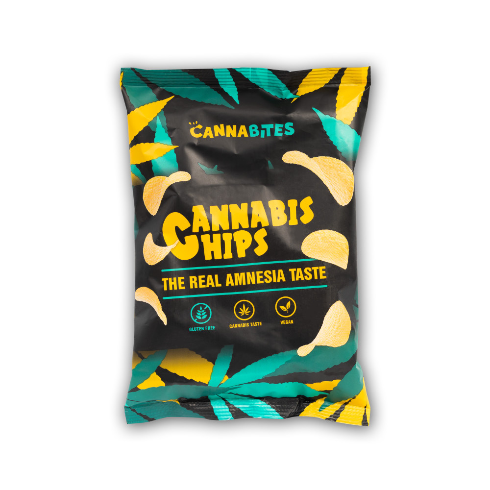 CannaBites Amnesia Haze Cannabis Chips