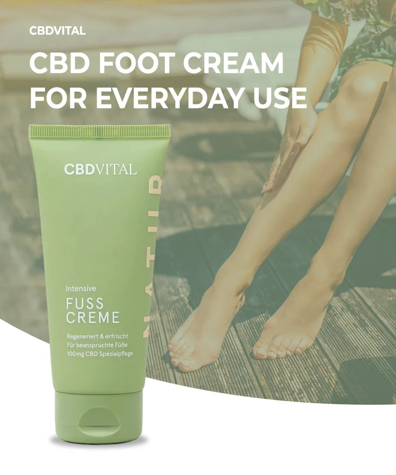 CBDVital Fuss Creme CBD Lábkrém