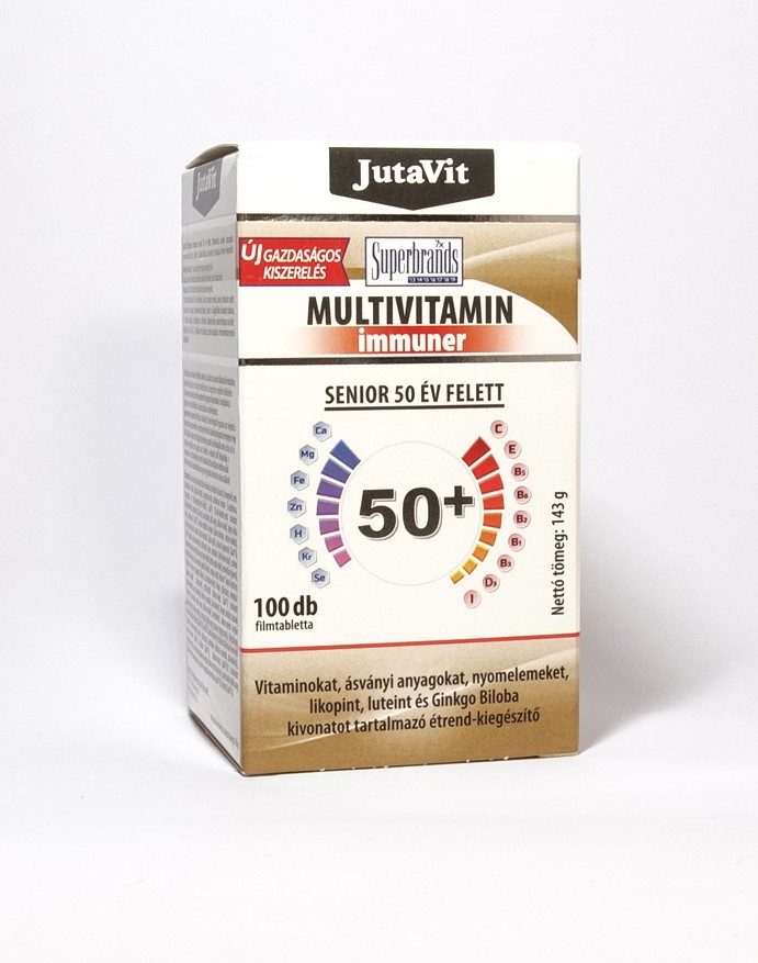  JutaVit Multivitamin 50 év felettieknek 100 db