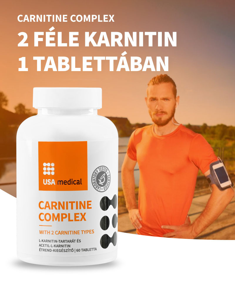 USA Medical Karnitin Komplex tabletta - 60 db