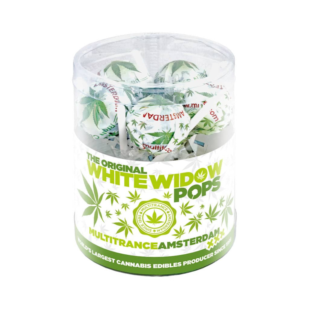Cannabis White Widow Pops – Gift Box (10 Lollies)