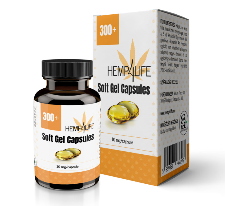 Hemp4Life Kannabisz Olaj kapszula 300 mg 30 db
