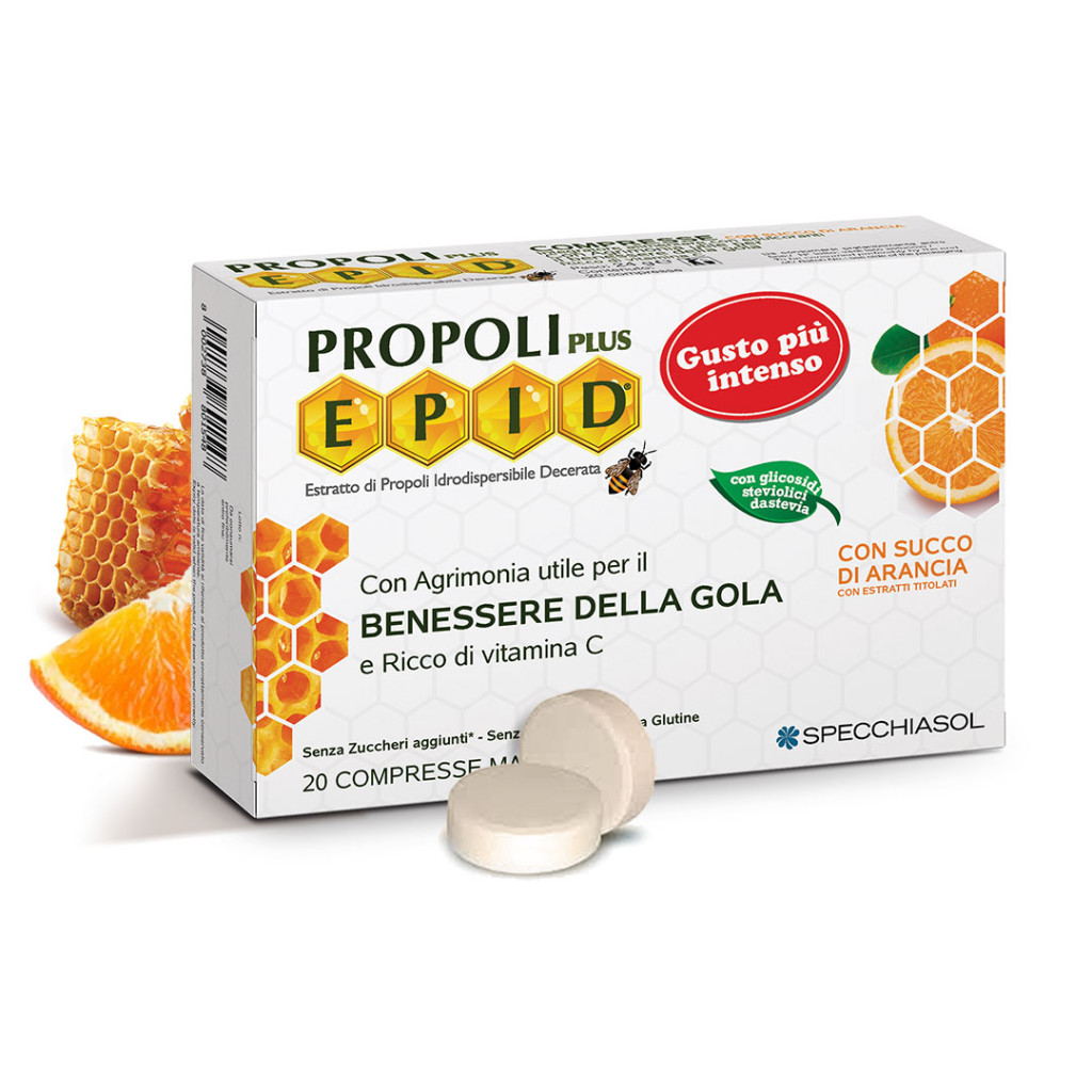 Natur Tanya® S. EPID® propoliszos szopogatós tabletta C-vitaminnal (narancsos) - 20 db